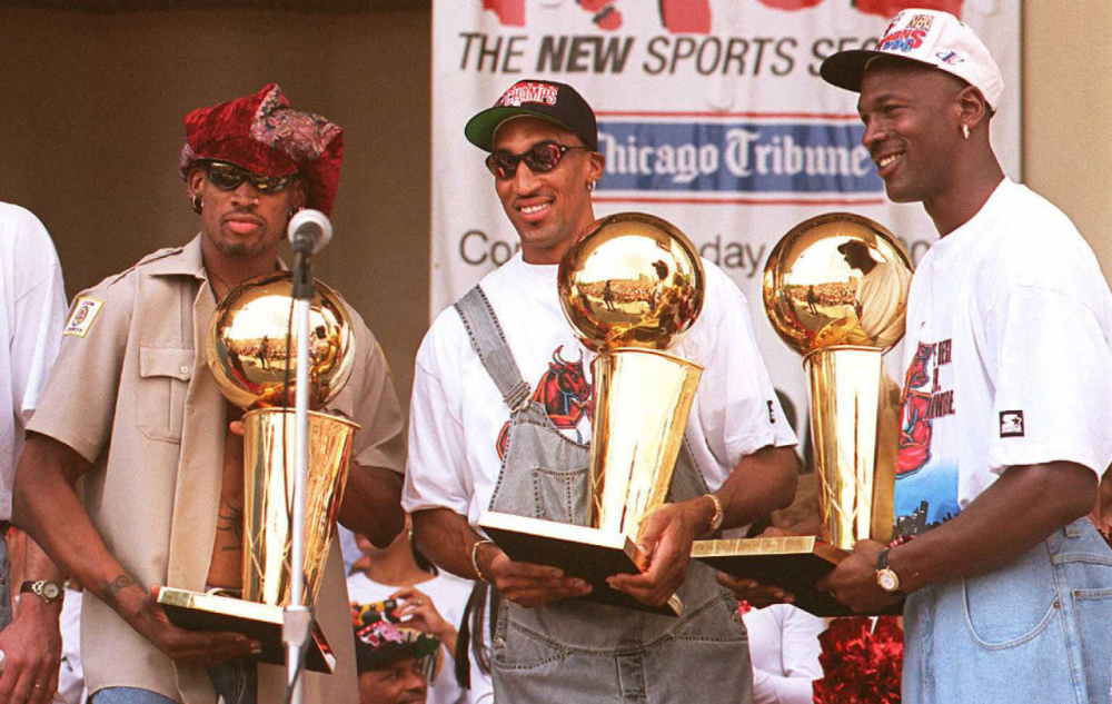 Who was on the 1996 Chicago Bulls Championship team?