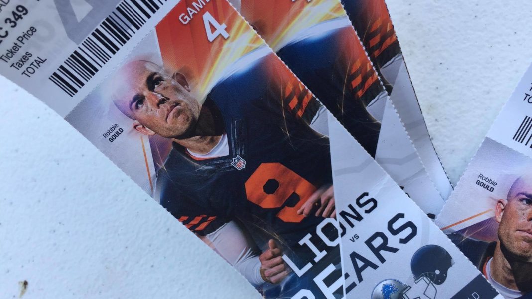 There&#39;s A Hilarious Photo On Chicago Bears&#39; Tickets Today