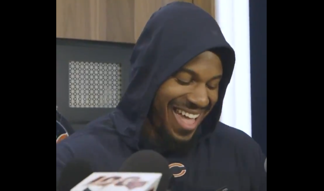 This Tarik Cohen Reaction To Locker Room Prank Was Gold