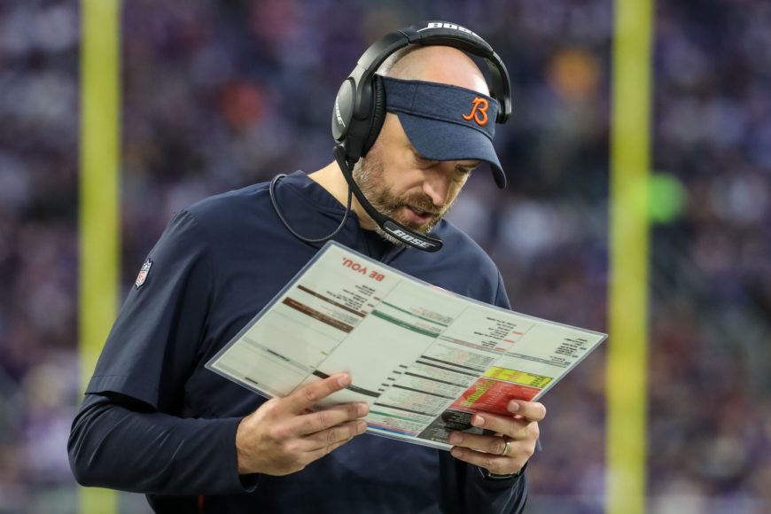 Matt Nagy Finally Explains Why He Sometimes Gets Cute With Playcalling