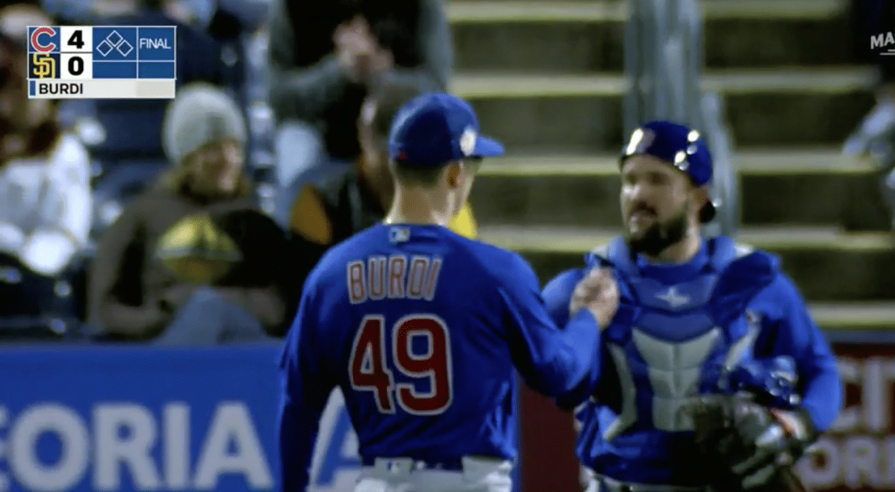 Cubs Throw Combined No Hitter Vs Padres