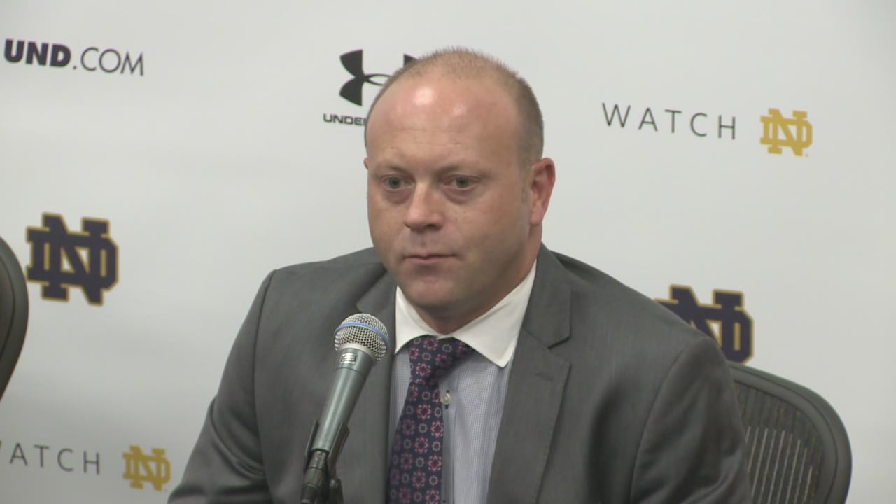 Stan Bowman, Chicago Blackhawks, Press Conference, Notre Dame