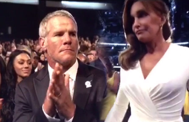 Video Brett Favre Caught Staring At Caitlyn Jenner Hilariously Mocked On Twitter By Jenn Sterger