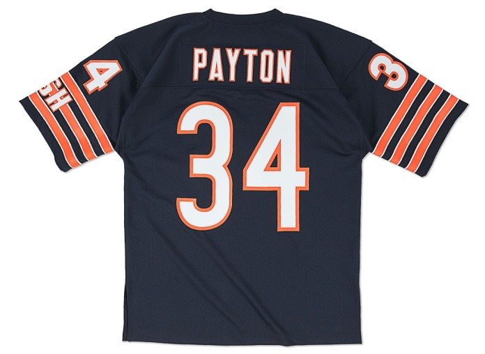 walter payton long sleeve jersey