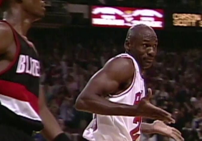 Michael Jordan Shrug