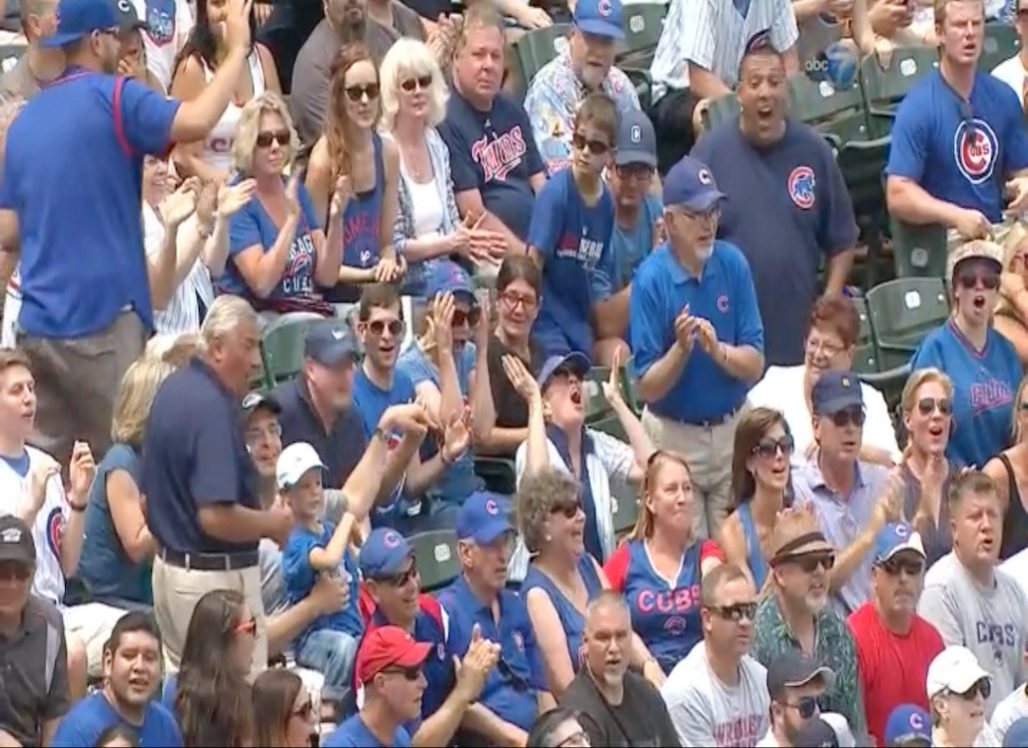 Kid Nearly Causes Havoc After Throwing Ball Onto Field During The