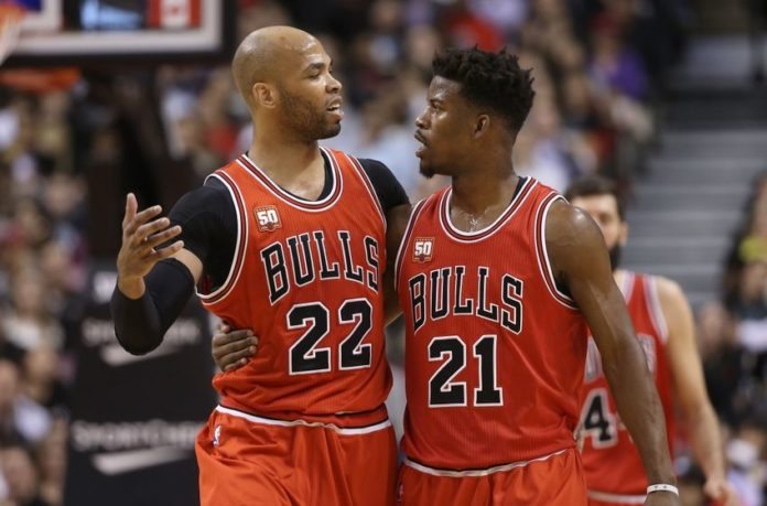 taj gibson jimmy butler lying allstar bulls