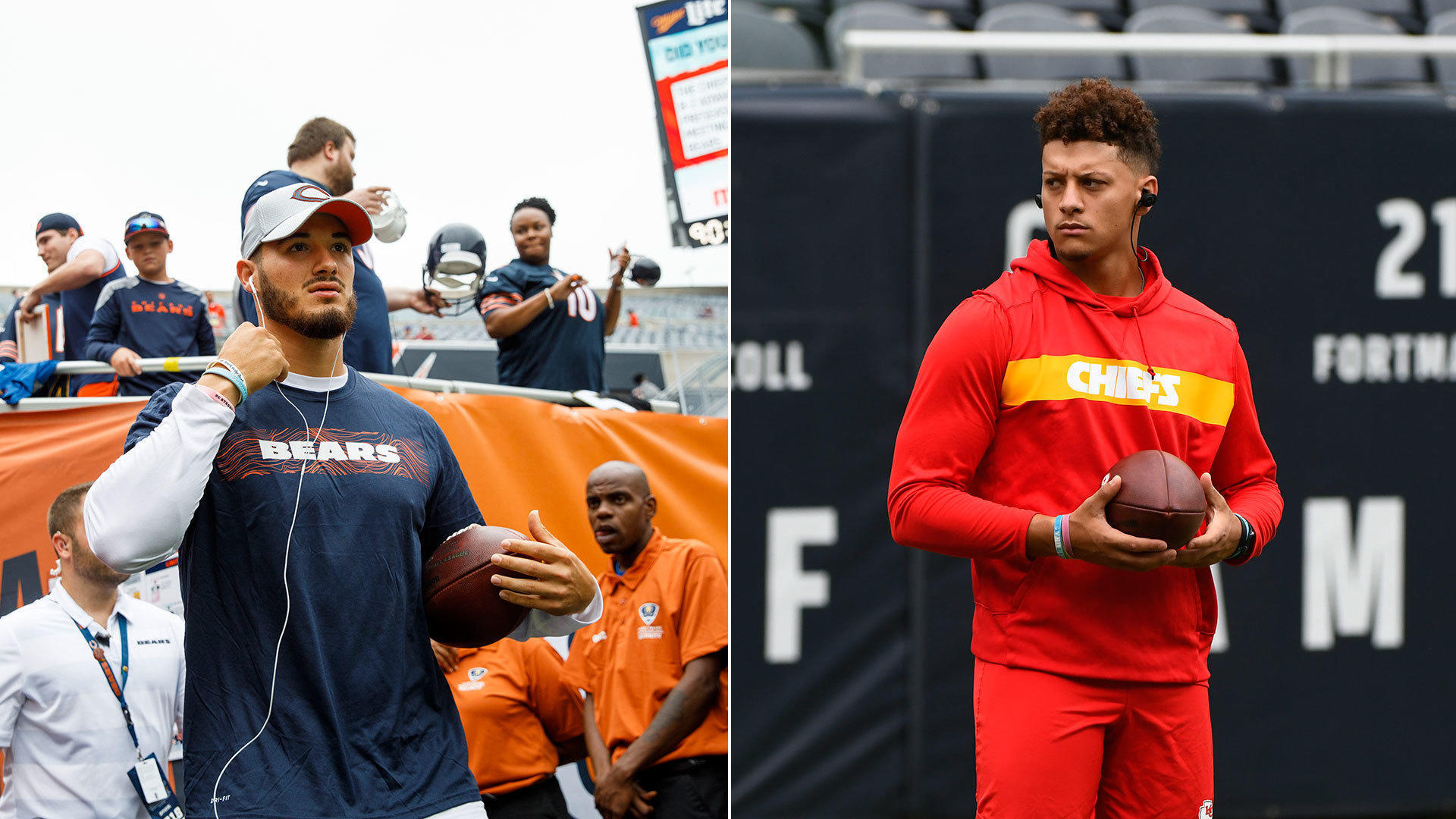 Chicago Bears: Comparing Mitchell Trubisky, Patrick Mahomes unfair