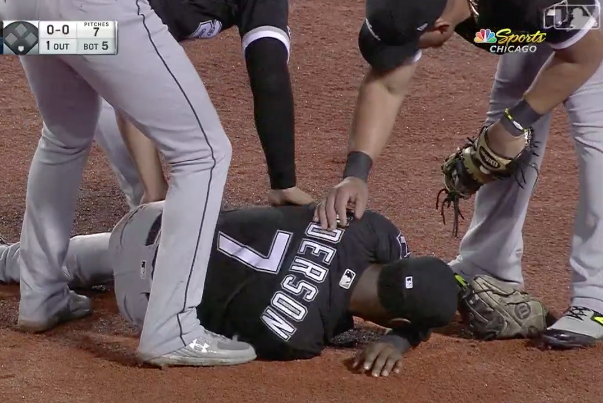 White Sox remove Tim Anderson from lineup with injury before game