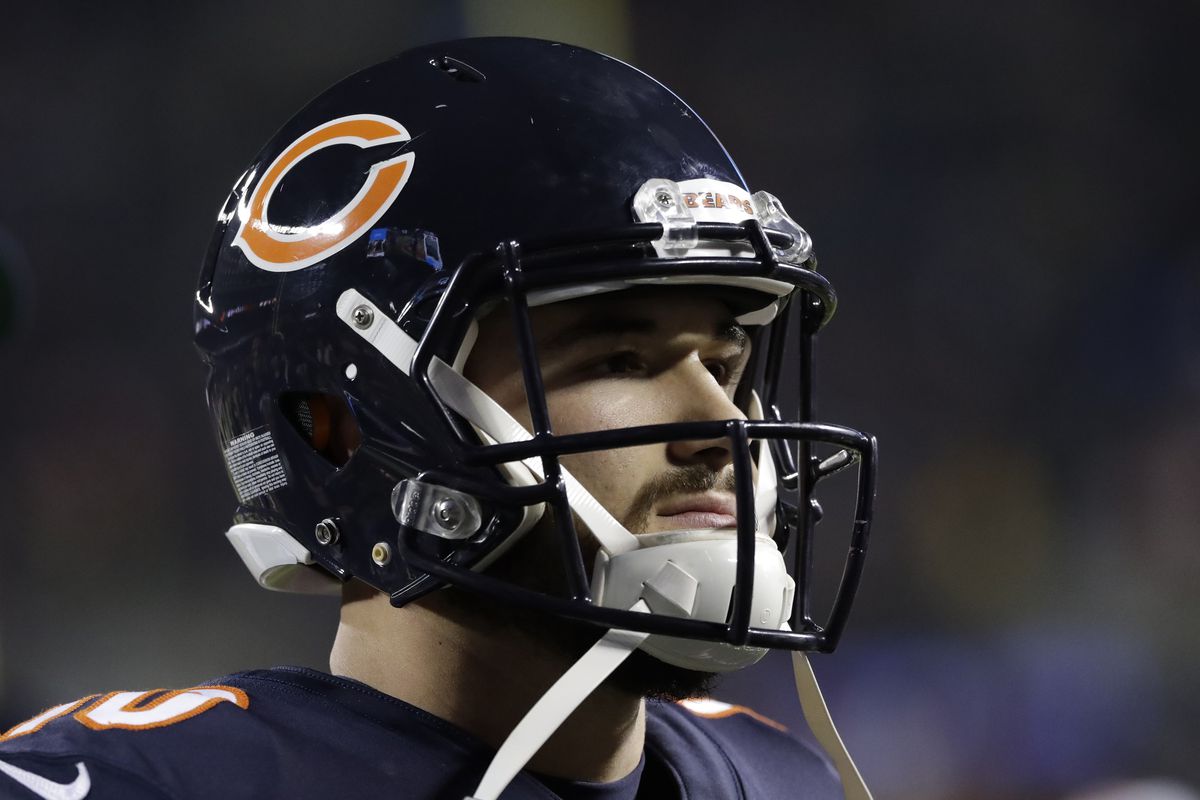 Mitch Trubisky Doesn't Seem Worried About His Job, and That's a Problem