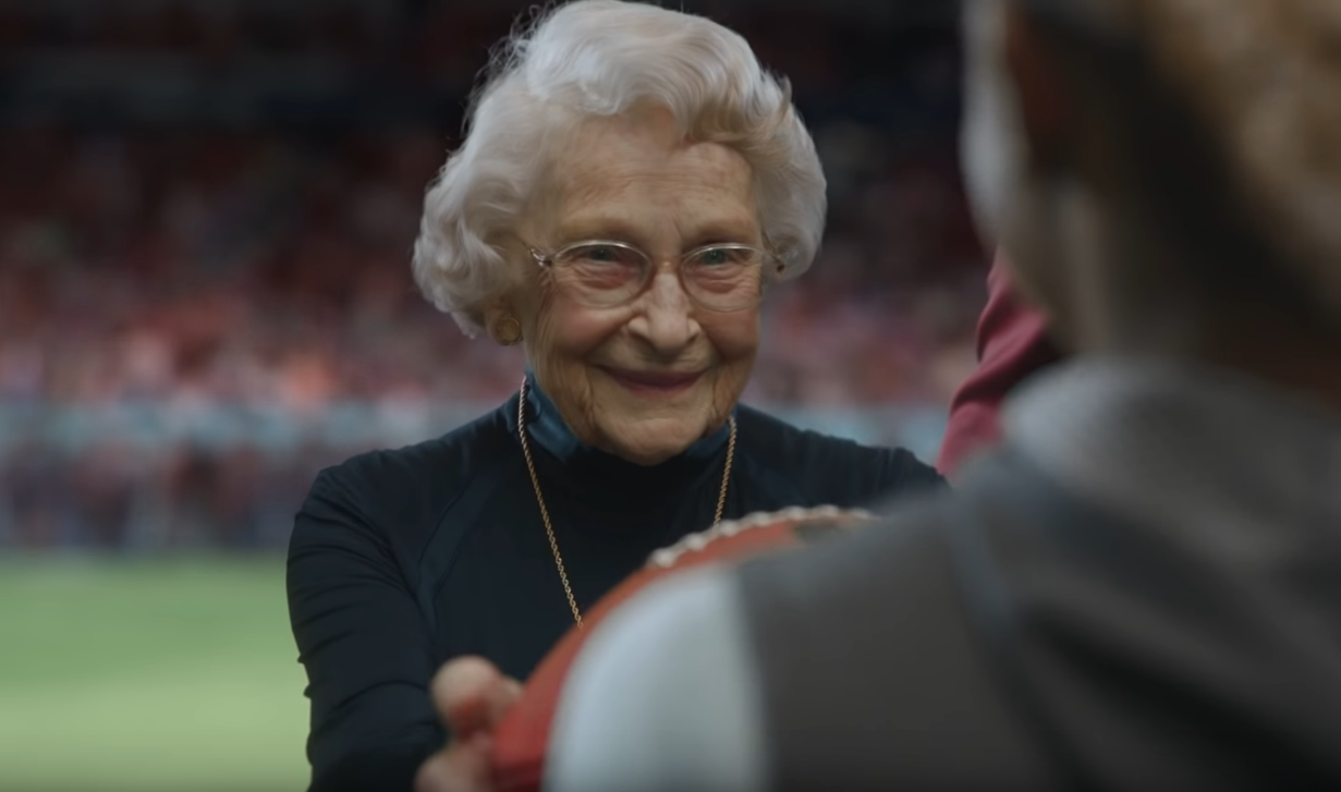 Virginia McCaskey Has Cameo in Epic Super Bowl Commercial