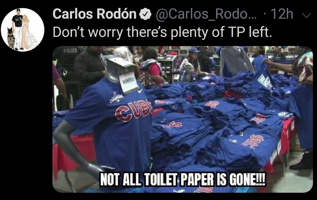 Carlos Rodón Trolls Cubs, Gets Shit On, Deletes Tweet