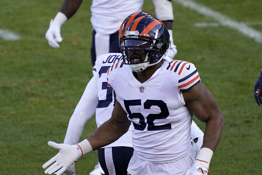 Chicago Bears OLB Khalil Mack ranked as top-5 MVP candidate