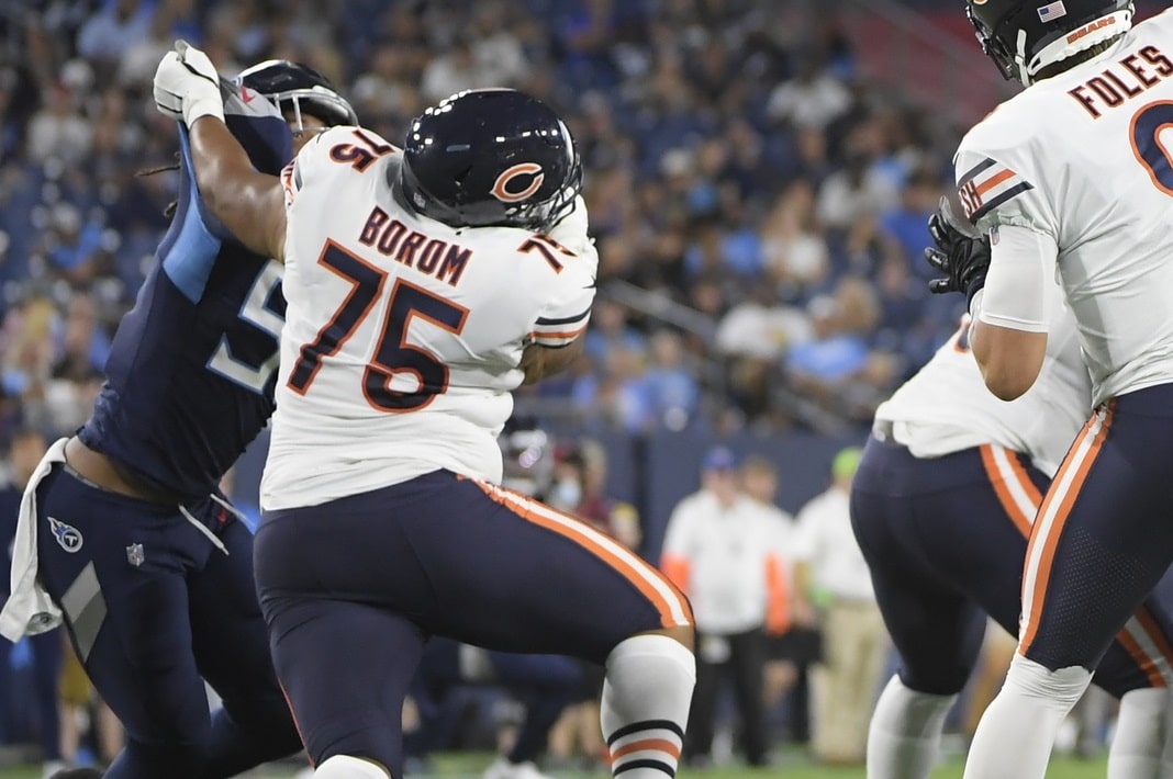 Chicago Bears see promise in rookie OL Larry Borom