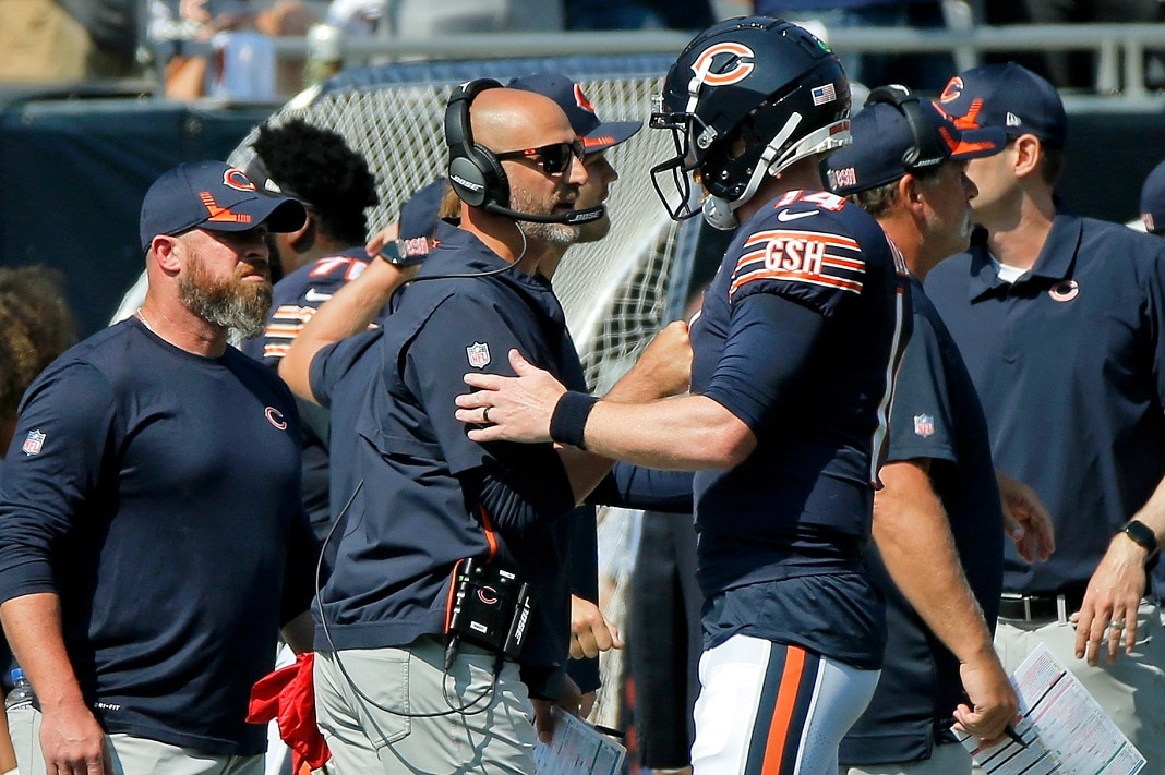 Bears' Matt Nagy thinks Andy Dalton didn't tear his ACL – NBC