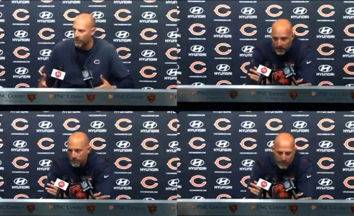 Another sloppy performance for Matt Nagy's Bears as they lose 10th