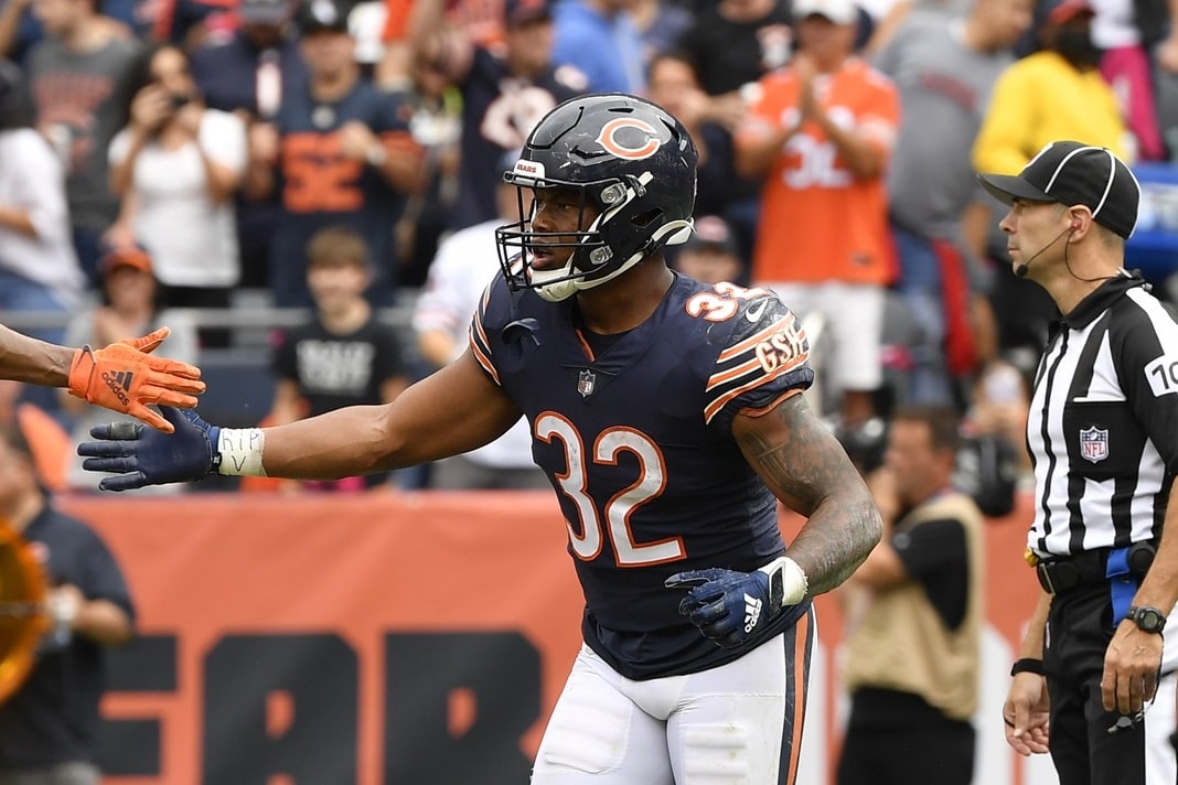 Bears activate RB David Montgomery off IR before MNF game vs