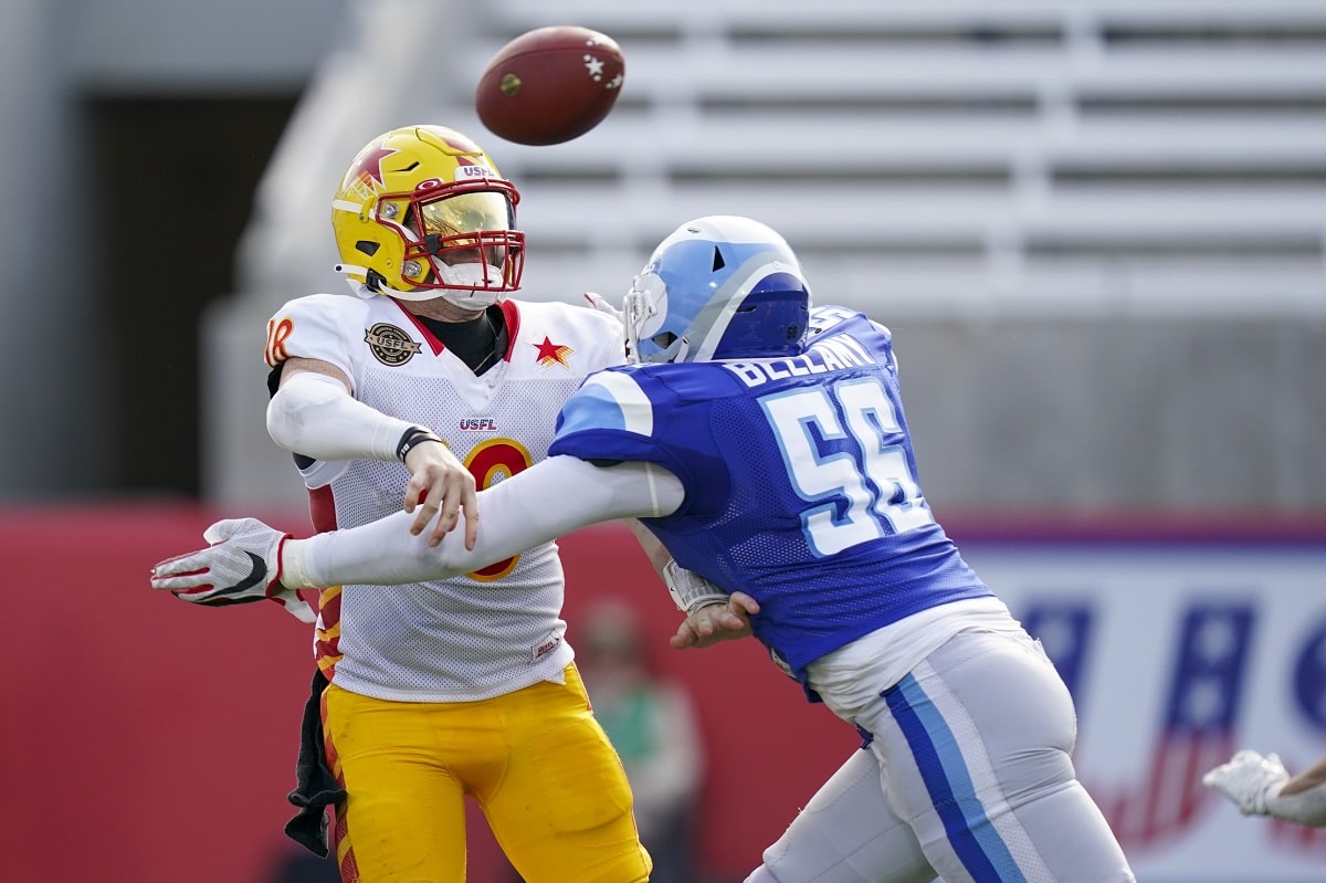 USFL Week 1 statistical leaders: Former NFL veteran Davin Bellamy dominates  Stars with three-sack effort 