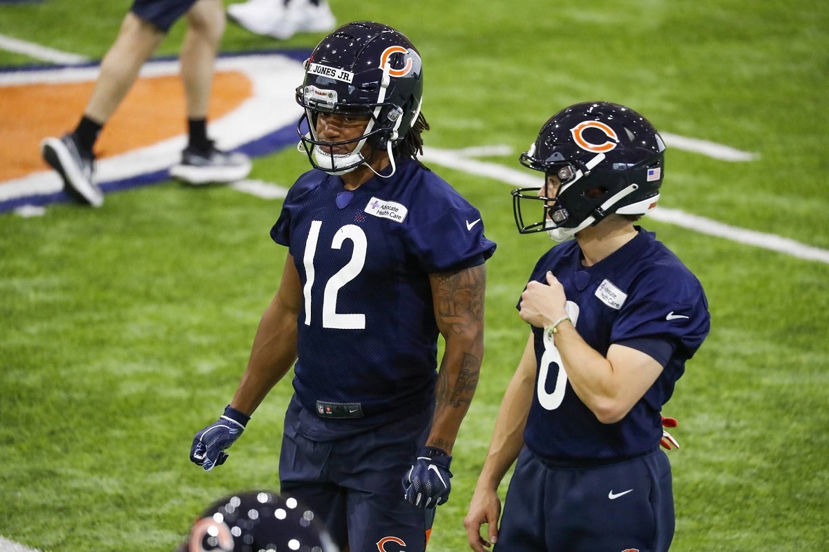 Justin Fields lauds Bears rookie Velus Jones Jr.'s playmaking ability