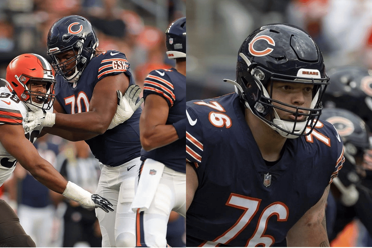 Column: Chicago Bears offensive line still has big questions — and moving  parts — as shown by Teven Jenkins and Braxton Jones, National Sports