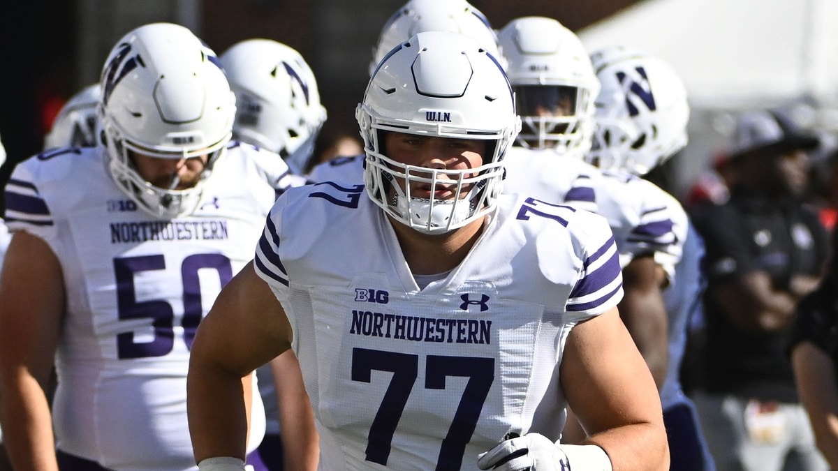 Northwestern's Peter Skoronski would 'look really good in a