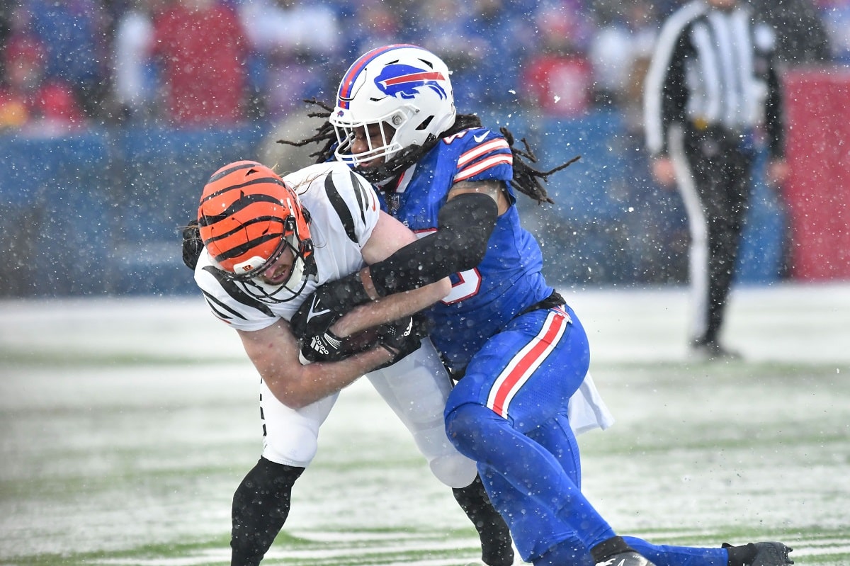 Buffalo Bills Road Game Jersey - Tremaine Edmunds