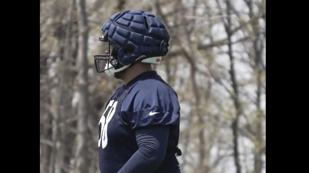 Bears rookie Darnell Wright got into the best shape of his life accidentally