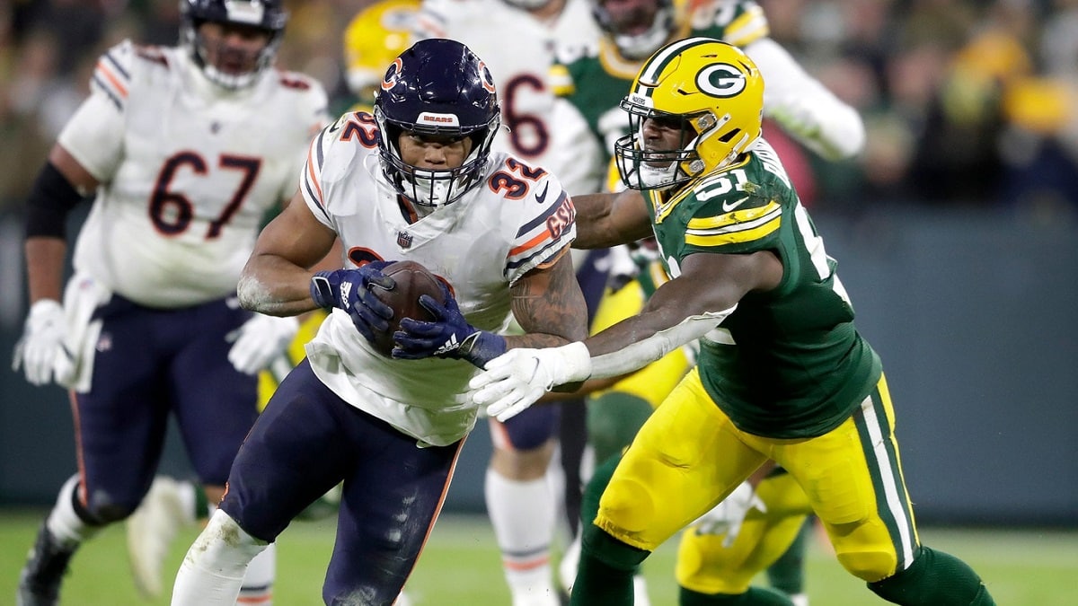 Chicago Bears' David Montgomery forges ahead despite difficult past