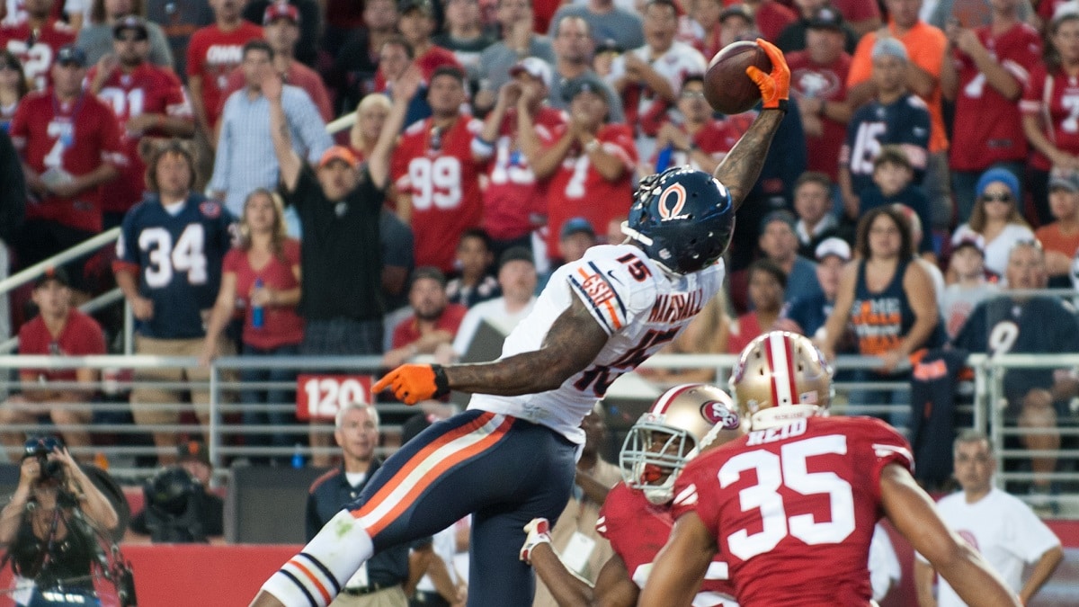 Chicago Bears: Brandon Marshall working with avant garde testing program –  Twin Cities