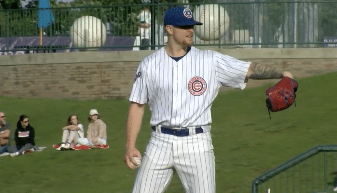 Cubs' top prospect whiffs in his debut