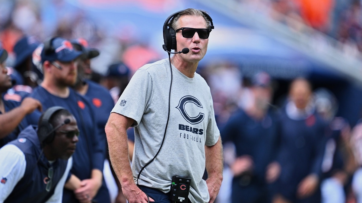 Bears, coach Matt Eberflus can't get on the same page about why