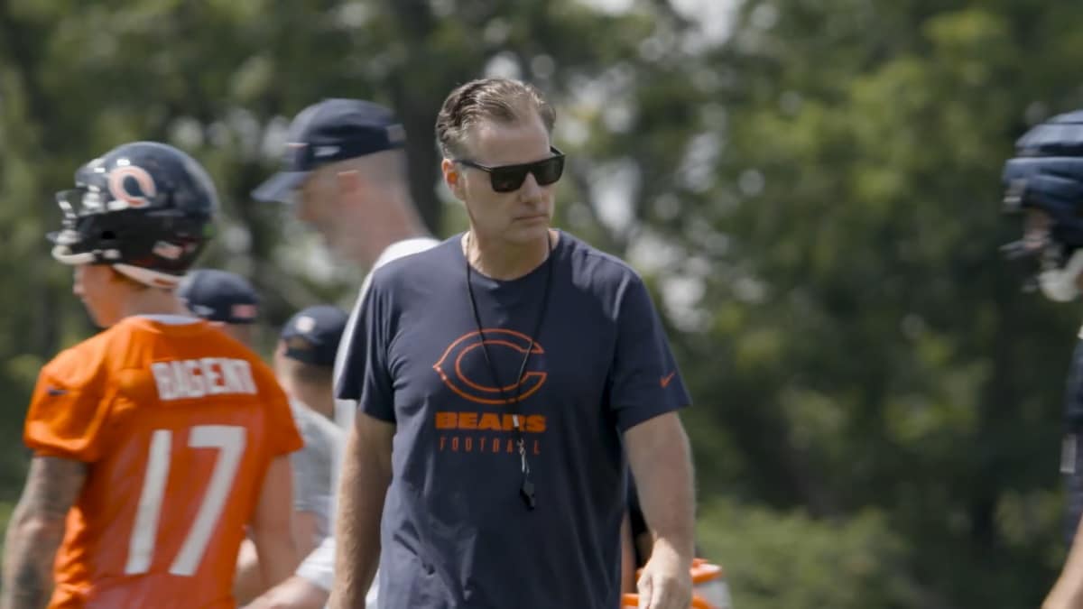 Bears, coach Matt Eberflus can't get on the same page about why