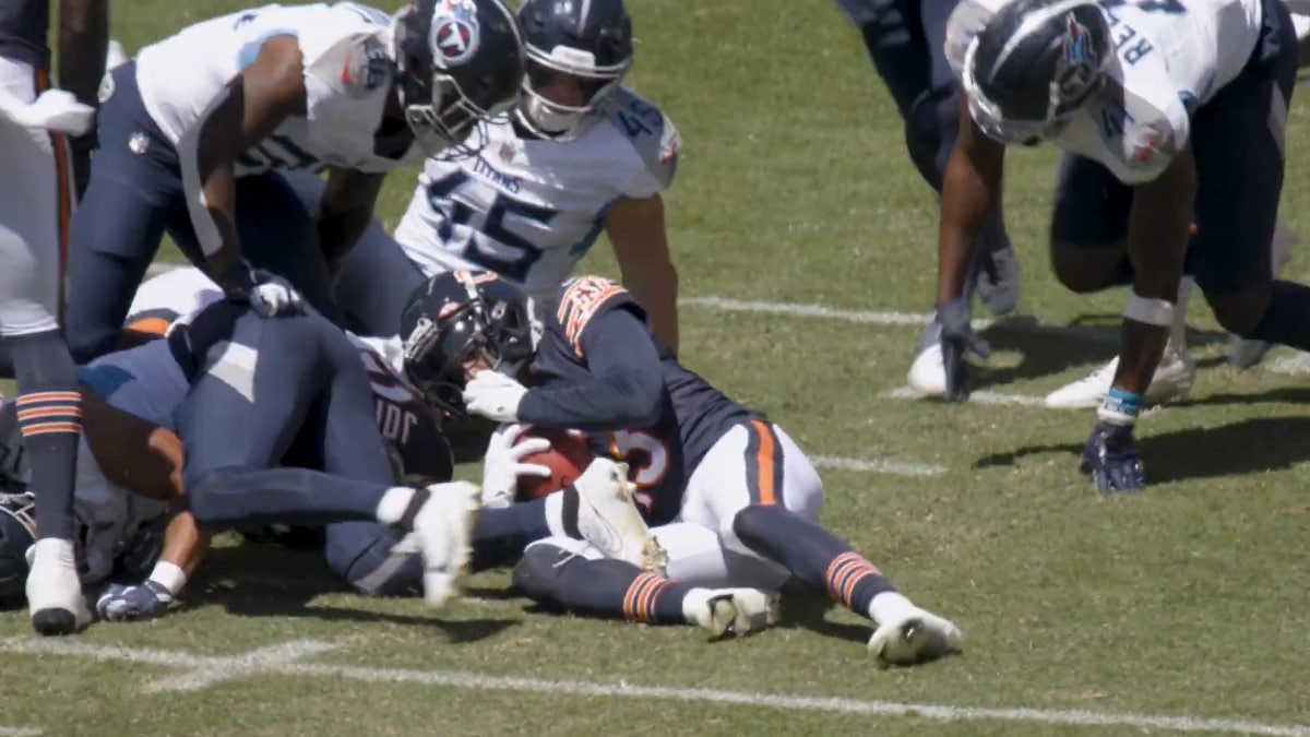 Bears Caught Tyler Scott's Priceless Reaction To His First NFL Hit