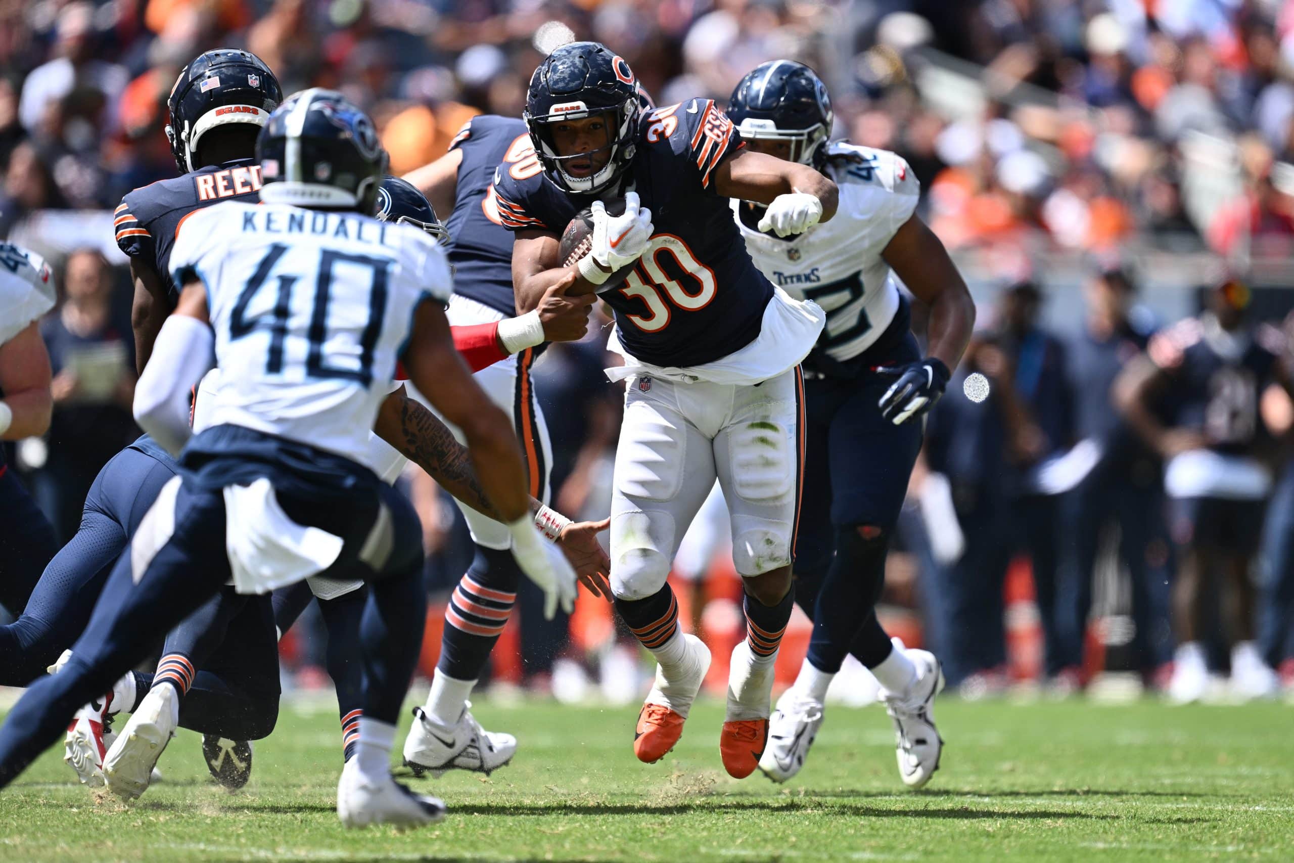 Bears' Roschon Johnson knows best will come after preseason debut