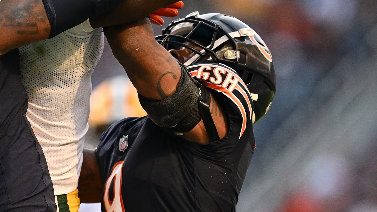 Bears' Jaquan Brisker sends fiery message to Packers