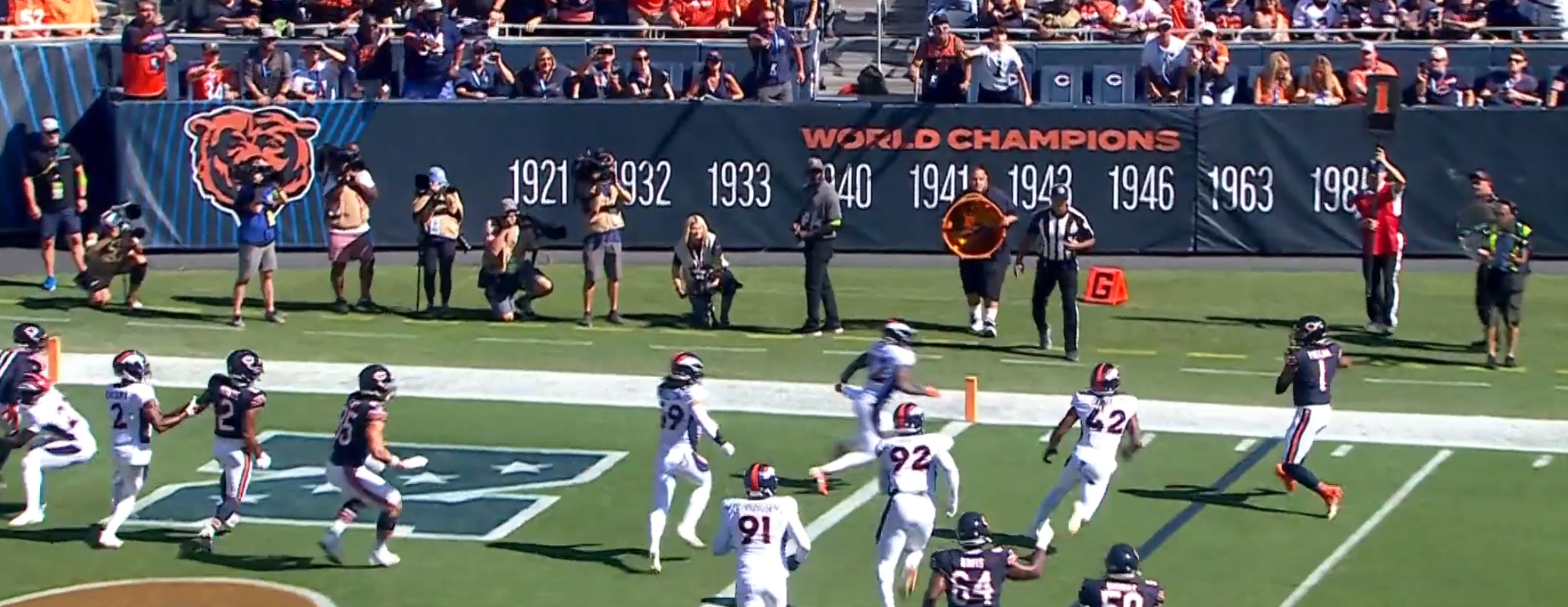 a bad call ruined a Hail Mary  Denver Broncos Vs Washington